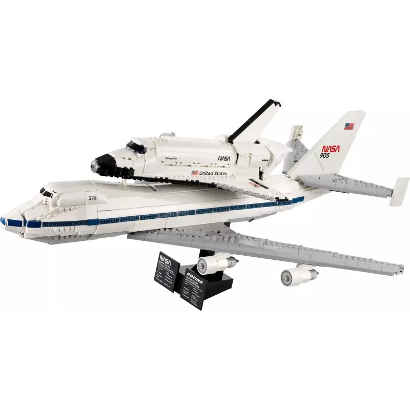 LEGO Icons Shuttle Aircraft 10360 building set — 2417 pieces, 270 × 535 × 630 mm display model