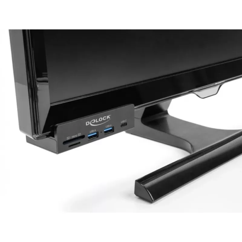DeLOCK 64263 USB Hub Type-A 5000 Mbit/s Black