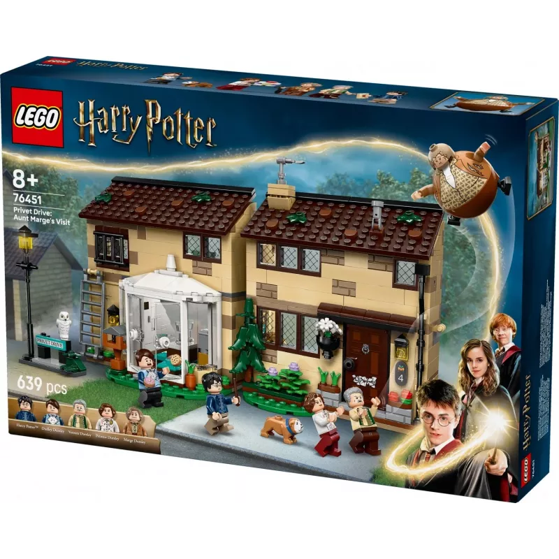 LEGO HARRY POTTER 76451 Privet Drive: Aunt Marge's Visit