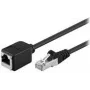 Goobay CAT 5e Extension Cable F/UTP, Black, 1.5 m - Copper Material, RJ45-Plug (8P8C) RJ45-Socket (8P8C) (73387)