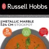 Stockpot Russell Hobbs RH02809EU7 24 cm Metallic Marble, heavy-duty cooking pot
