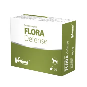VetFood Flora Defense probiotic for dogs and cats 30 capsules