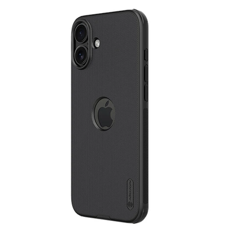 Protective case Nillkin for iPhone 16 Plus Super Frosted Pro — black, slim hard shell