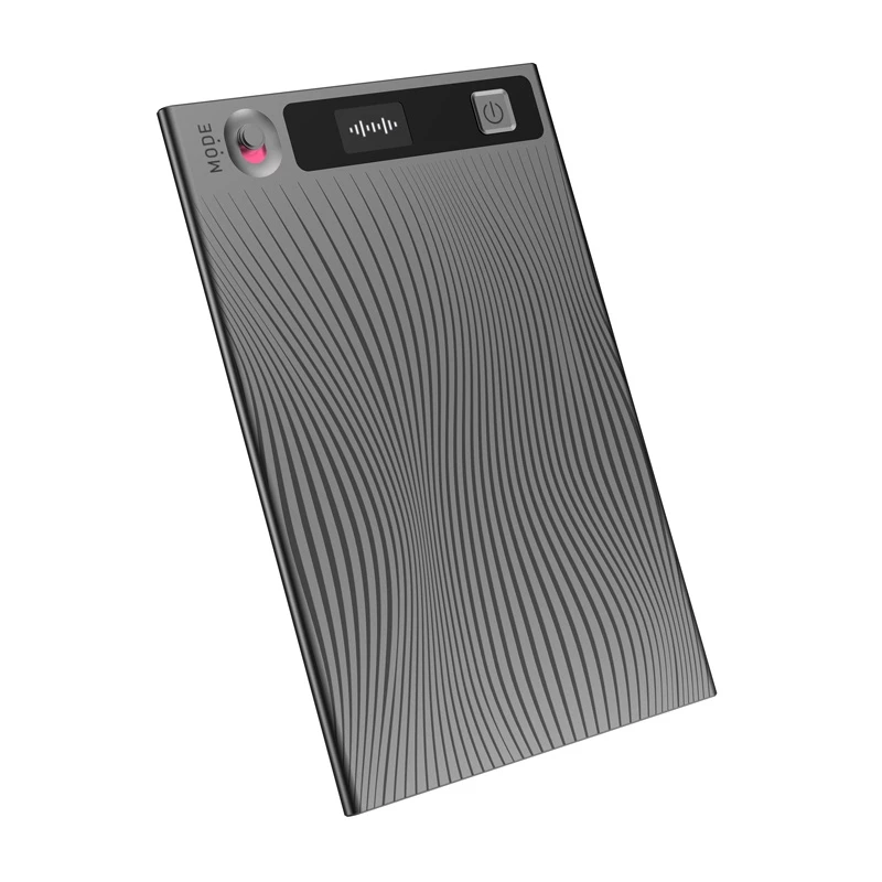 Voice recorder Mobvoi TicNote Gray with 16GB storage, compact digital dictaphone