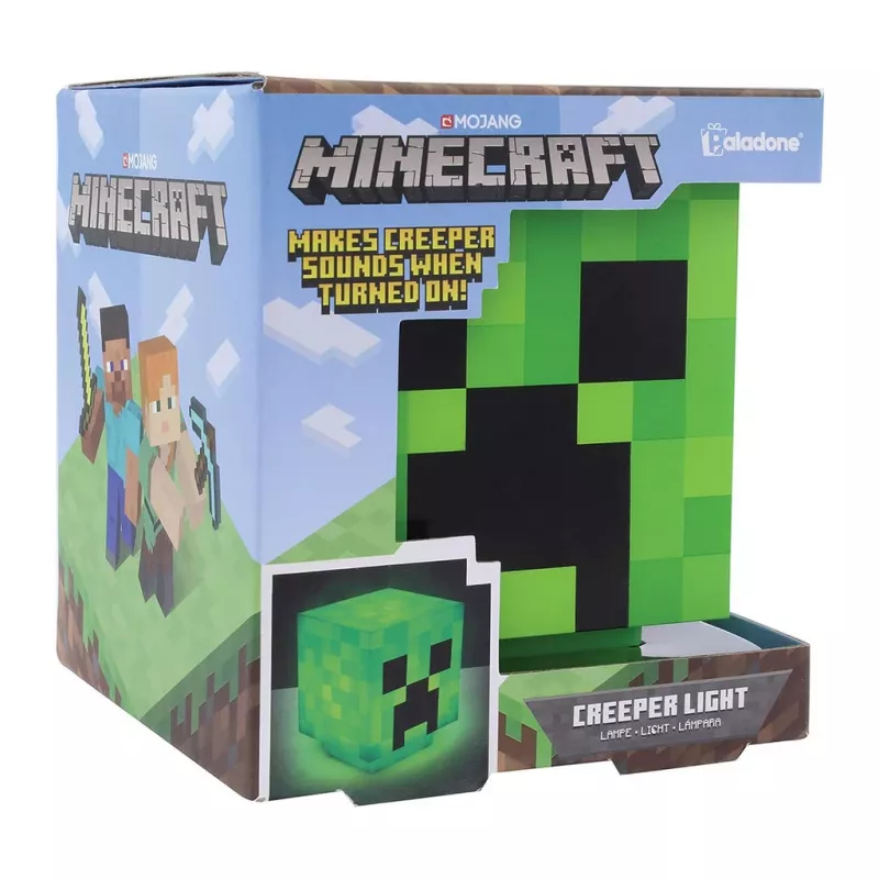 Paladone Minecraft Creeper 3D Design Lamp PP6595MCFV3 — Table/Pendant Light