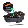 Headset FreedConn F1 V2 EU — Bluetooth 5.2, IP65, 1100 mAh battery, up to 48 h talk time, FM radio, microphone, clip
