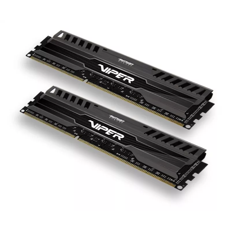 Patriot Viper 3 Black Mamba PV38G160C9K memory 8 GB (2x 4 GB) DDR3 1600 MHz CL9 DIMM, Black