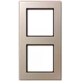 Wall switch cover plate JUNG AC 582 CH Champagne, duroplast, 84×155 mm