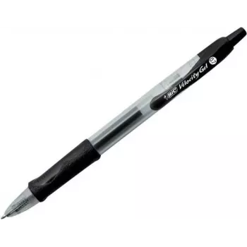 BIC Gel-ocity Gel Pen black/transparent 0,3 mm, Writing colour: black, 12 pc(s) (526275)