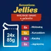 Wet cat food Felix Sensations Country Flavors in Jelly multipack 24×85 g — wet food, 24 pouches, 85 g each, moisture 82%