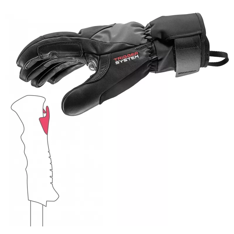Leki Hevon Thermo 3D ski gloves, size 9.0