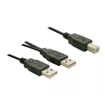 USB Cable DeLOCK USB-B/USB-A Cable 1 m Black