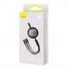 USB 3-in-1 cable Baseus Bright Mirror — micro USB, USB-C, Lightning, 66W, 1.1 m