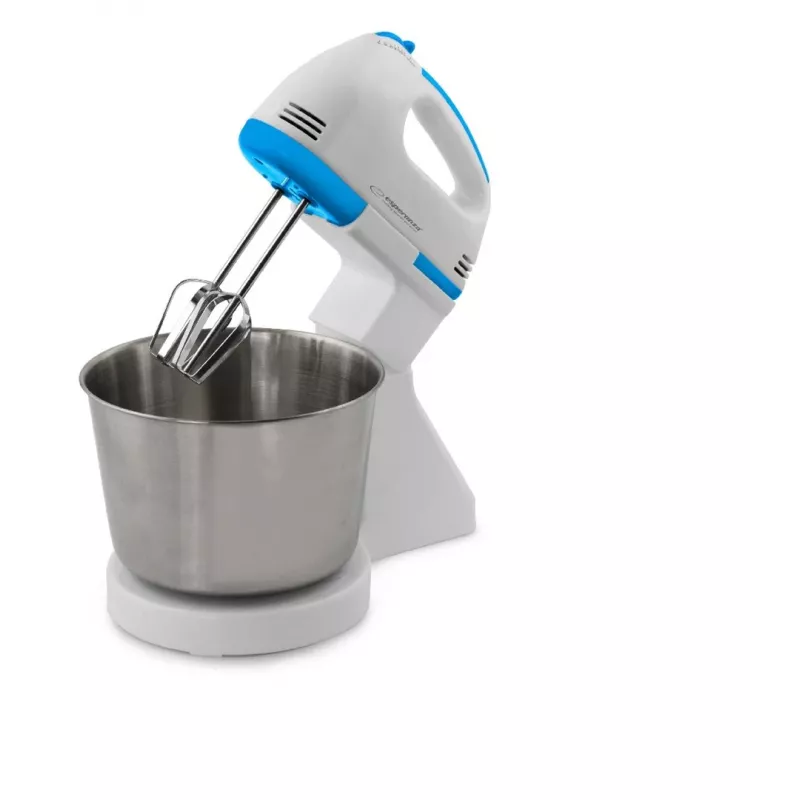 Stand mixer ESPERANZA EKM019WB — 150 W, 2.5 L bowl, 7 speeds, dough hooks, double whisk, white