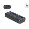 DeLOCK 64326 interface hub USB 3.2 Gen 2 (3.1 Gen 2) Type-C 10000 Mbit/s Black