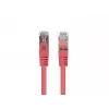 Patchcord Tīkla kabelis LANBERG PCF6-20CC-0100-R RJ45 Cat.6 1M Red