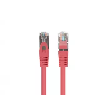 Patchcord Tīkla kabelis LANBERG PCF6-20CC-0100-R RJ45 Cat.6 1M Red