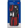 Knipex pliers set power pack includes 3 polished plastic thermoformed parts