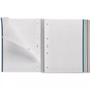 Miquelrius Notepad Polyproylen Rec. A4 80 Sheets black (Freight Delivery)