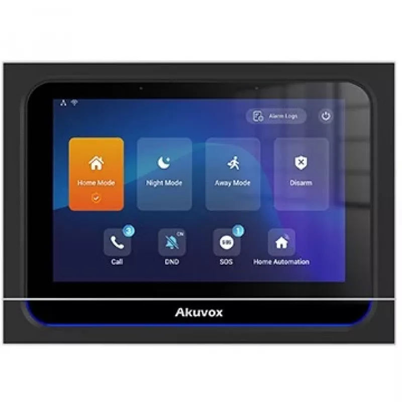 Smart Home Central Control Unit Akuvox X933H Black 7 inch Touchscreen