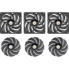 Thermaltake TOUGHFAN EX12 Pro Swappable Edition 120mm Case Fan 3-Pack Black