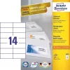 Avery 3653 self-adhesive label Rectangle Permanent White 1400 pcs