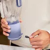 Portable blender Ninja BC251EULD — 0.57 L bowl, battery 11.1 V, stainless steel blades, lavender/transparent