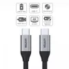 USB C to C data and charging cable Unitek C14082ABK 1 m, USB 3.2 Gen 2 (10 Gbit/s), 100 W PD, black