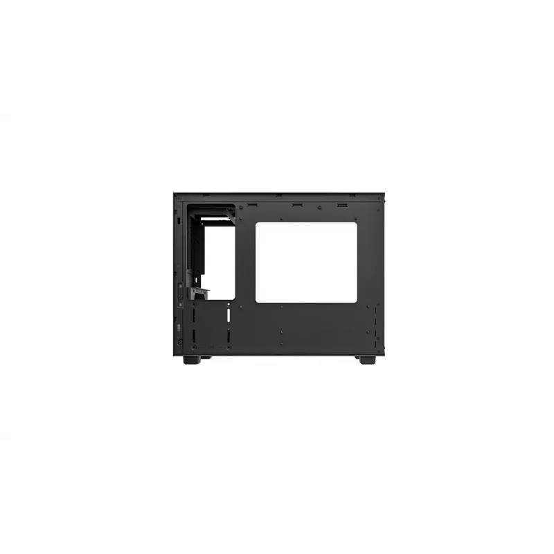 Computer case DeepCool CH160 PLUS Small Form Factor SFF ATX/mATX, tempered glass, USB-C, black