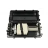 Outdoor fiber optic splice closure Extralink Jerry 2 trays 24-core, ABS/PVC housing, black
