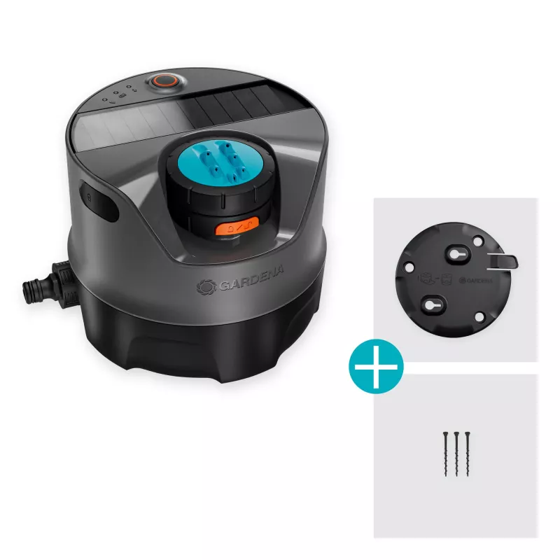 Circular water sprinkler Gardena AquaPrecise Black Blue Grey 1 pc