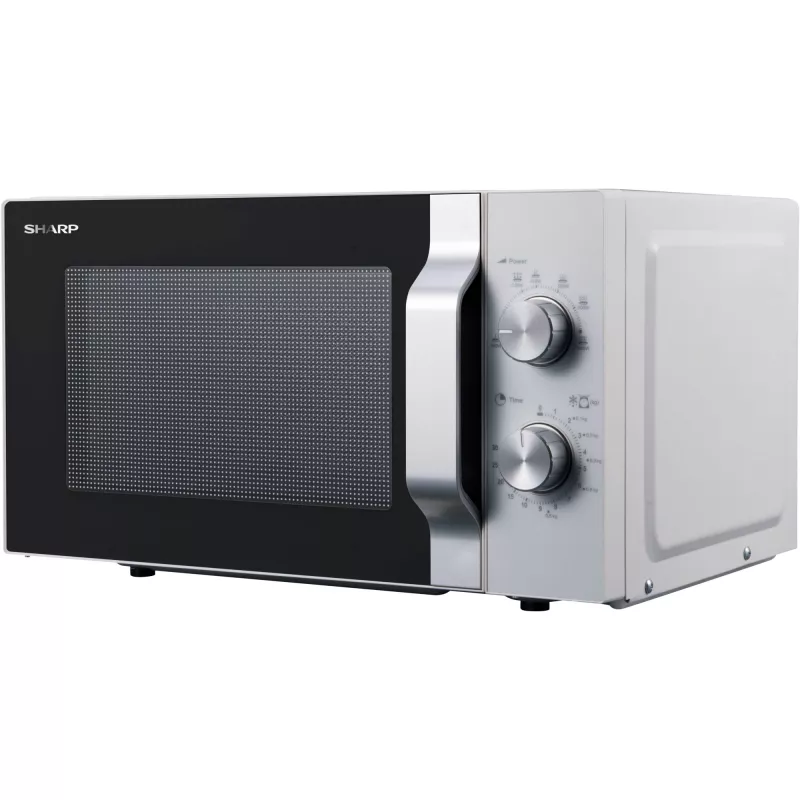 Sharp R204WA microwave Silver, White Solo microwave Countertop 20 L 800 W