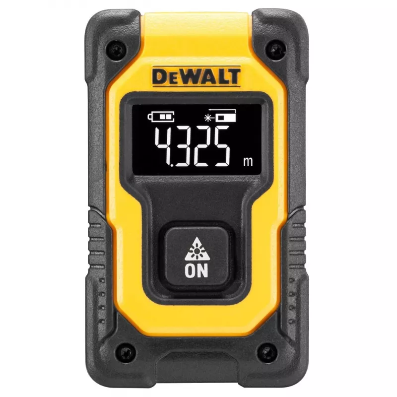 Laser distance meter DeWalt DW055PL-XJ, range 0–16 m, accuracy ±6 mm, 3.7V rechargeable battery, USB cable