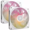 Fan Corsair iCUE LINK RX140 MAX RGB 14 cm White 2 pcs 300-1600 RPM