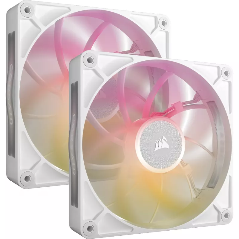 Fan Corsair iCUE LINK RX140 MAX RGB 14 cm White 2 pcs 300-1600 RPM