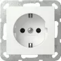 gira SCHUKO socket module System 55 Rein model 445303, for System 55 frames