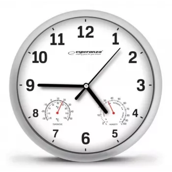 Esperanza EHC016W wall/table clock Quartz clock Round White