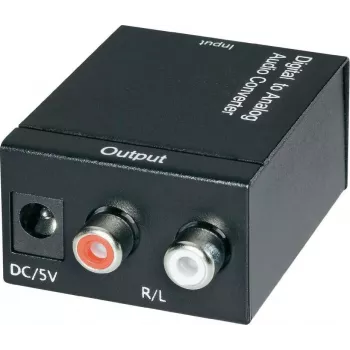 AV converter SpeaKa Professional 989149 — Toslink (optical) to RCA digital audio adapter