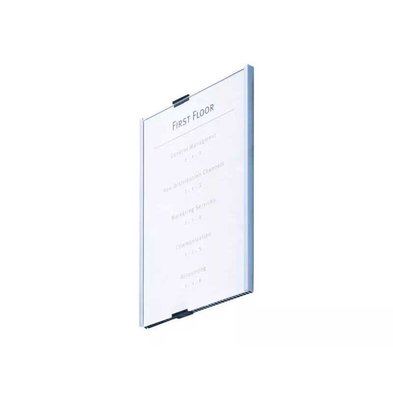 Durable Info Sign Acrylic Aluminium Silver 4806-23