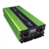 Qoltec Monolith Voltage Converter | Charging the battery | UPS | 2000W | 4000W |12V to 230V |Pure Sine | LCD black-green