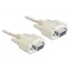 Serial Cable DeLOCK 84250 Grey 5m Sub-D9