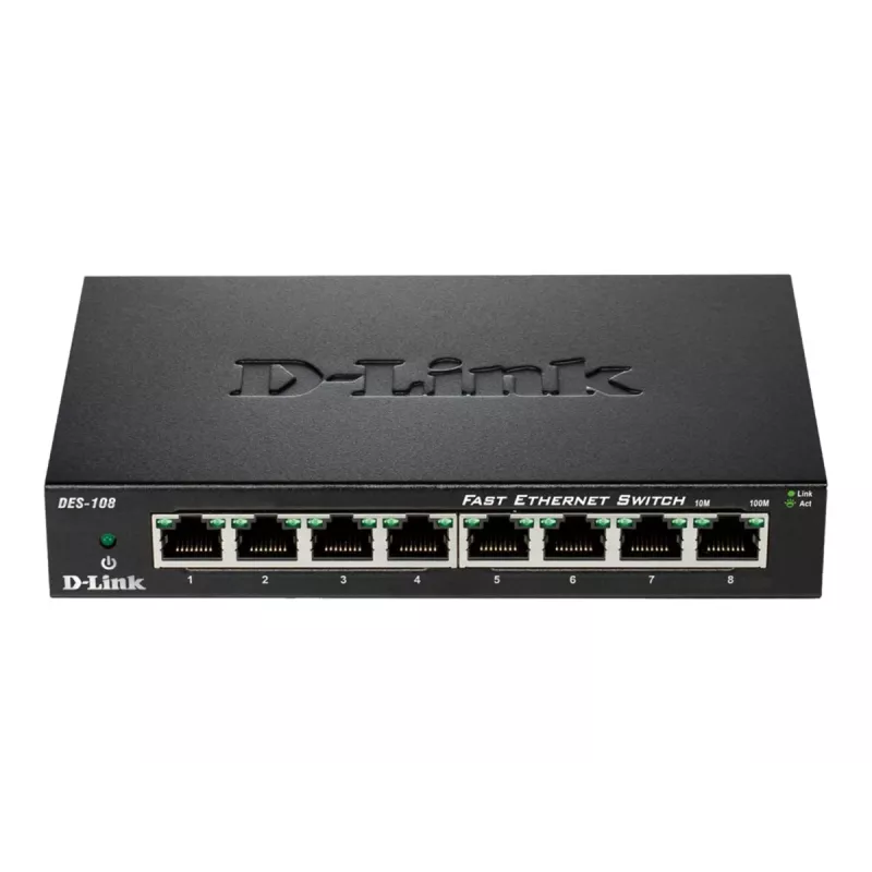D-Link DES-108 Black