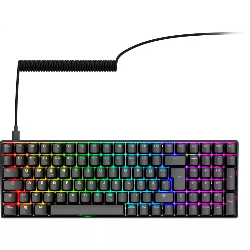 Sharkoon SGK50 S2 keyboard Gaming RF Wireless QWERTZ German