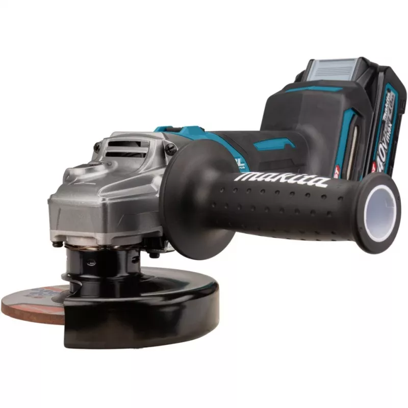 Cordless Angle Grinder GA008GM201 XGT, 40Volt (Blue/black, 2x Li-Ion XGT Battery 4,0Ah, MAKPAC size 4)