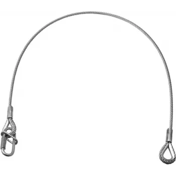 Safety rope EUROLITE UNV-5 3x600mm up to 5kg silver