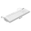 Wired keyboard Hama CK-200 USB White