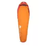 Sleeping bag Volven VOLVEN TRAVELLER Right Orange – mummy-style, right-hand zip, single-person
