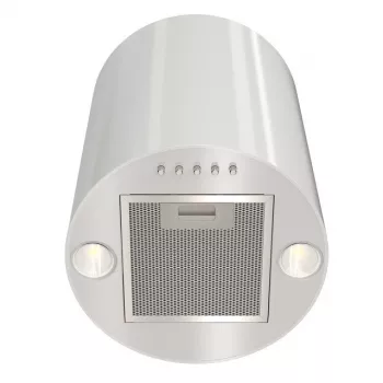Extractor hood MAAN Elba Mini WPB 431 — white, steel housing, electronic control, 120–300 m³/h, ø310 mm, height 400 mm