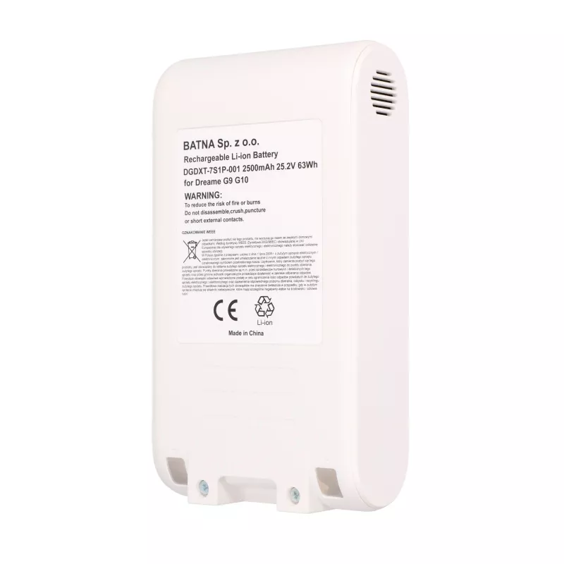 Battery, vacuum cleaner G9 G10 25.2V 2500mAh