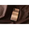 Smartphone case man and wood for iPhone X/XS — black protective cover